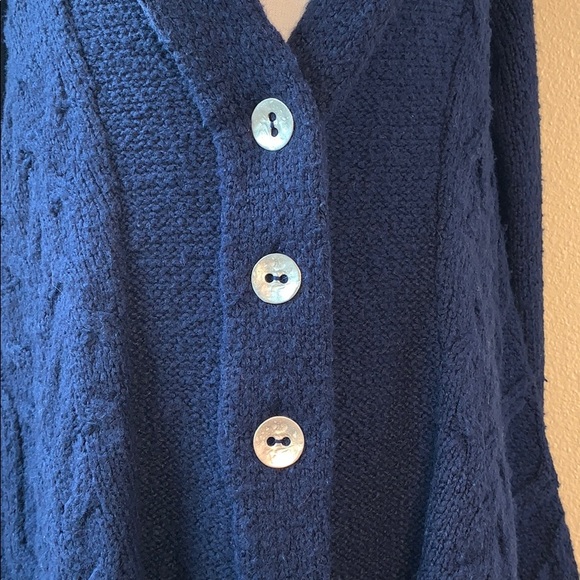 Free People Far Away Cable Knit Cardigan Medium - Picture 2 of 8